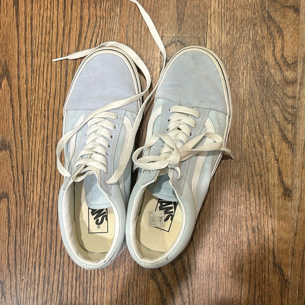 Light blue vans